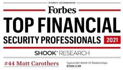 Forbes top financial security professional 2021